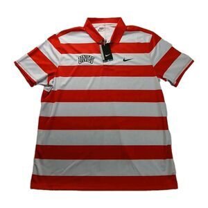 ​Nike Golf UNLV Red White Stripe Polo Shirt Men's XL New with Tags 725516